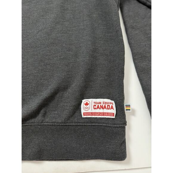 Team Canada Sweatshirt 2010 Winter Olympics Vancouver Gray Crewneck Adults Large - Picture 6 of 9